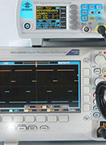 Dual Channel DDS Signal Generator White 19.5x17.5x7centimeter