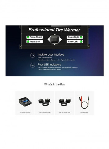 Professional Tire Warmer Electronic Temperature Control Kit