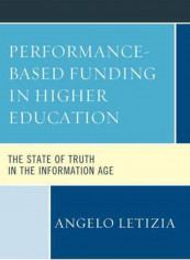 Performance-Based Funding in Higher Education Hardcover English by Angelo Letizia