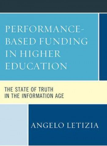 Performance-Based Funding in Higher Education Hardcover English by Angelo Letizia