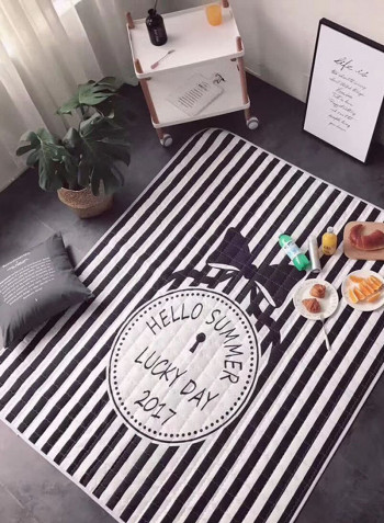 Striped Pattern Mat Multicolour 140x200centimeter