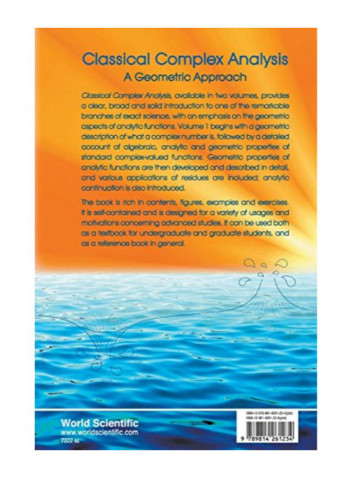 Classical Complex Analysis Paperback