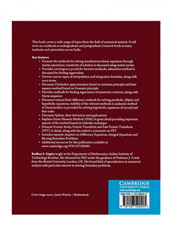 Elements Of Numerical Analysis Paperback 2nd Edition