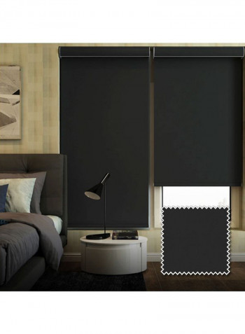 Single Sombras Roller Blackout Window Shade Black 160x175cm
