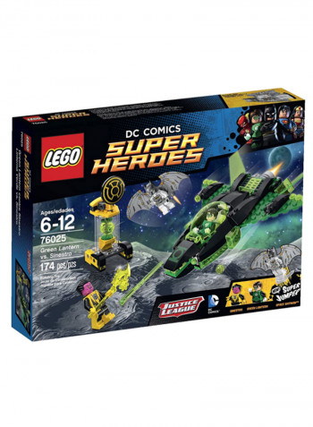 174-Piece Superheroes Green Lantern Vs Sinestro Building Set 76025