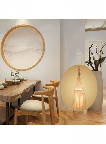 Creative Chinese Bamboo Floor Lamp Warm White