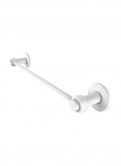 Mercury Collection Brass Towel Bar Matte White 24inch
