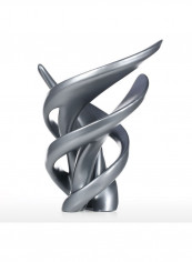 The Life Of Dancing Resin Sculpture Silver