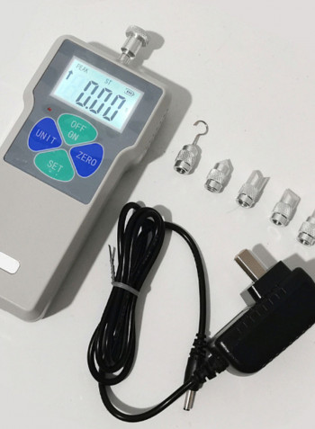 Digital Force Meter Push Pull Tester Gauge Grey/Silver