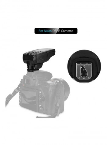 On-Camera Flash Transmitter Black