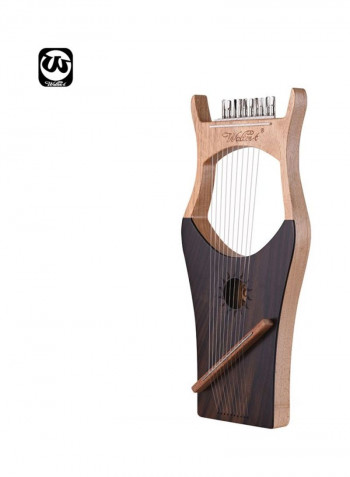 Wooden Lyre Harp Strings With Carry Bag