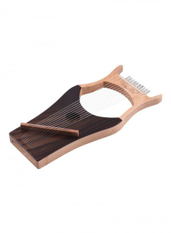 Wooden Lyre Harp Strings With Carry Bag