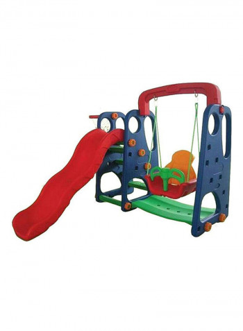 3-In-1 Swing And Slide Basketball Game 170centimeter