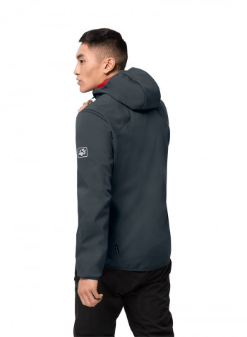 Hooded Northern Point Jacket Dark Grey