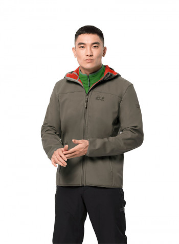 Hooded Northern Point Jacket Granite