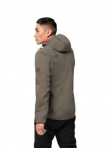 Hooded Northern Point Jacket Granite