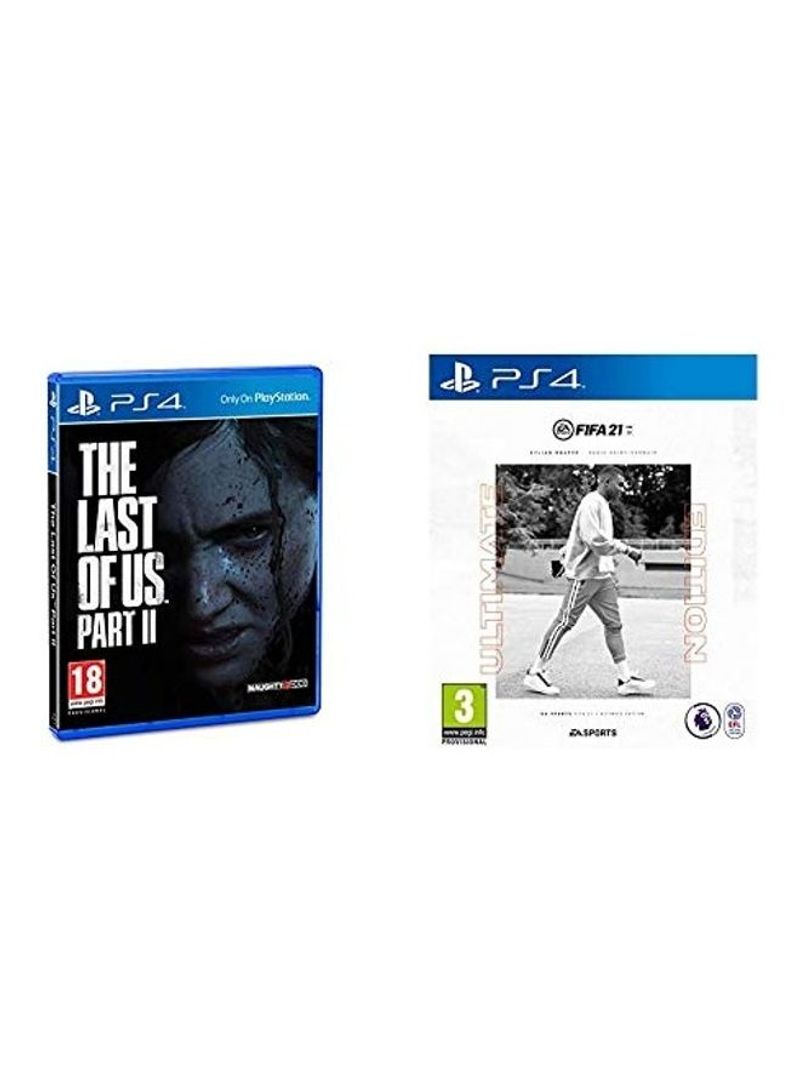 The Last of Us Part II and Fifa 21 Ultimate Edition (Intl Version) - PS4/PS5