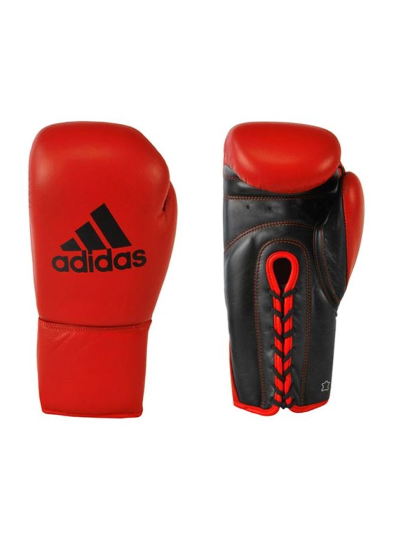 Pair Of Combat Boxing Gloves Red/Black 10ounce