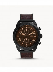 Men's Bronson Chronograph Croco Leather Strap Wrist Watch FS5713