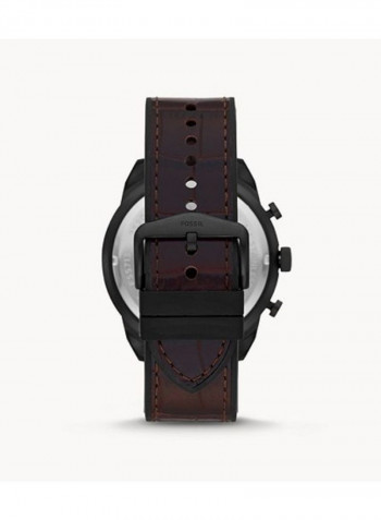Men's Bronson Chronograph Croco Leather Strap Wrist Watch FS5713