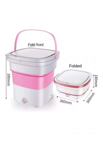 Portable Washing Machine 1.8 kg 135 W 688099656782 Pink/White
