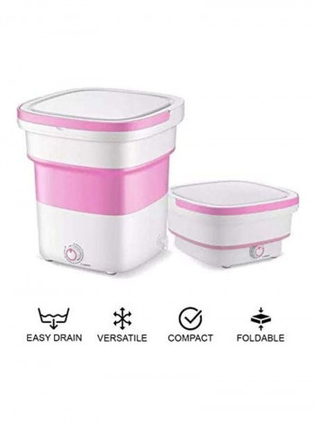 Portable Washing Machine 1.8 kg 135 W 688099656782 Pink/White