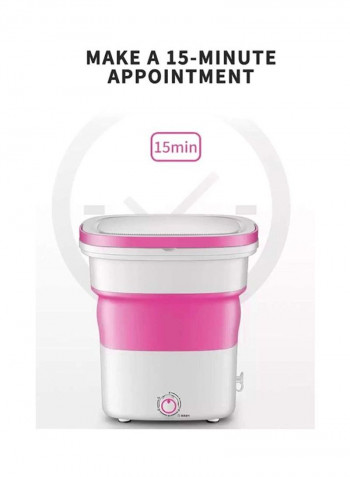 Portable Washing Machine 1.8 kg 135 W 688099656782 Pink/White