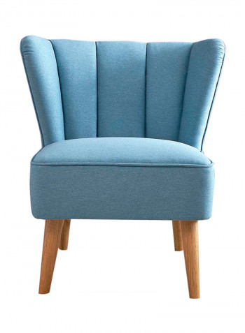 Tulip Single Seater Chair Blue 71x79x67centimeter
