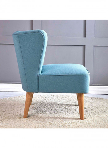Tulip Single Seater Chair Blue 71x79x67centimeter