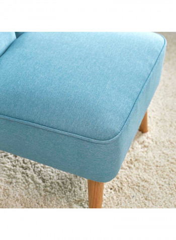 Tulip Single Seater Chair Blue 71x79x67centimeter