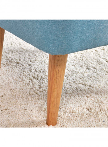 Tulip Single Seater Chair Blue 71x79x67centimeter
