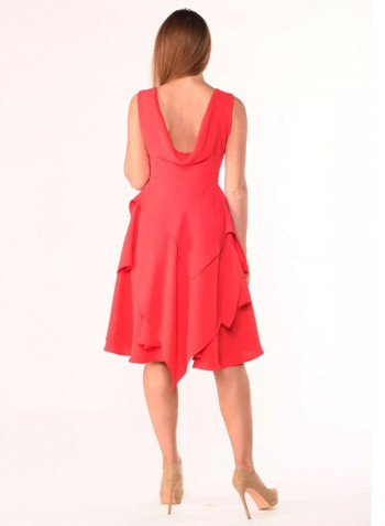 Classic Shirt Dress Cherry Red