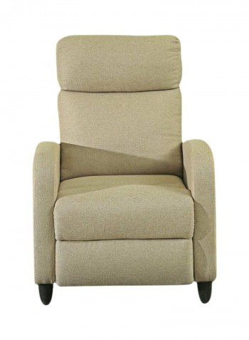 Gogita Single Seater Recliner Beige 85x96x72centimeter