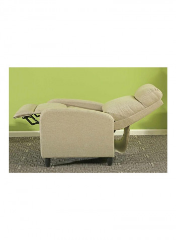 Gogita Single Seater Recliner Beige 85x96x72centimeter