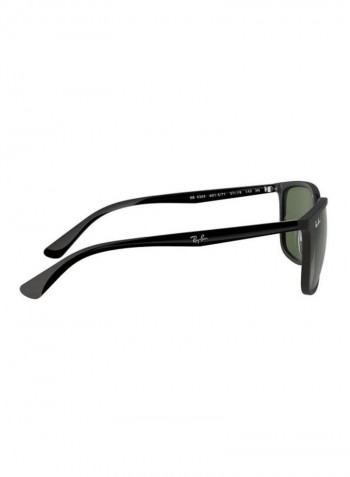 Men's UV-Protection Rectangular Sunglasses - Lens Size: 57 mm