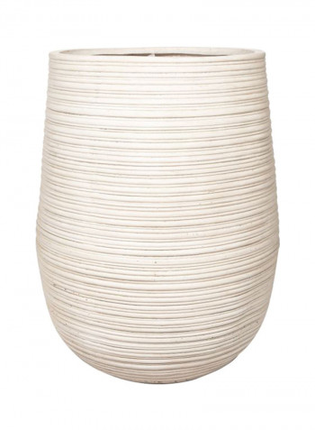 Crucible Round Pot White XL