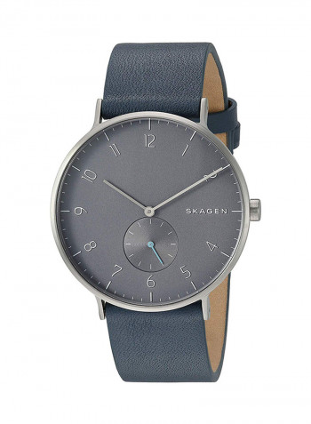 Men's Leather Chronograph Watch SKW6469