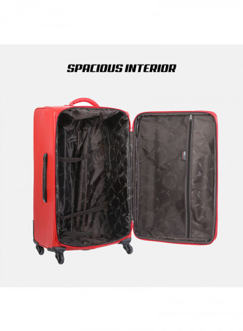 Softside 4 Piece Luggage Trolley Set