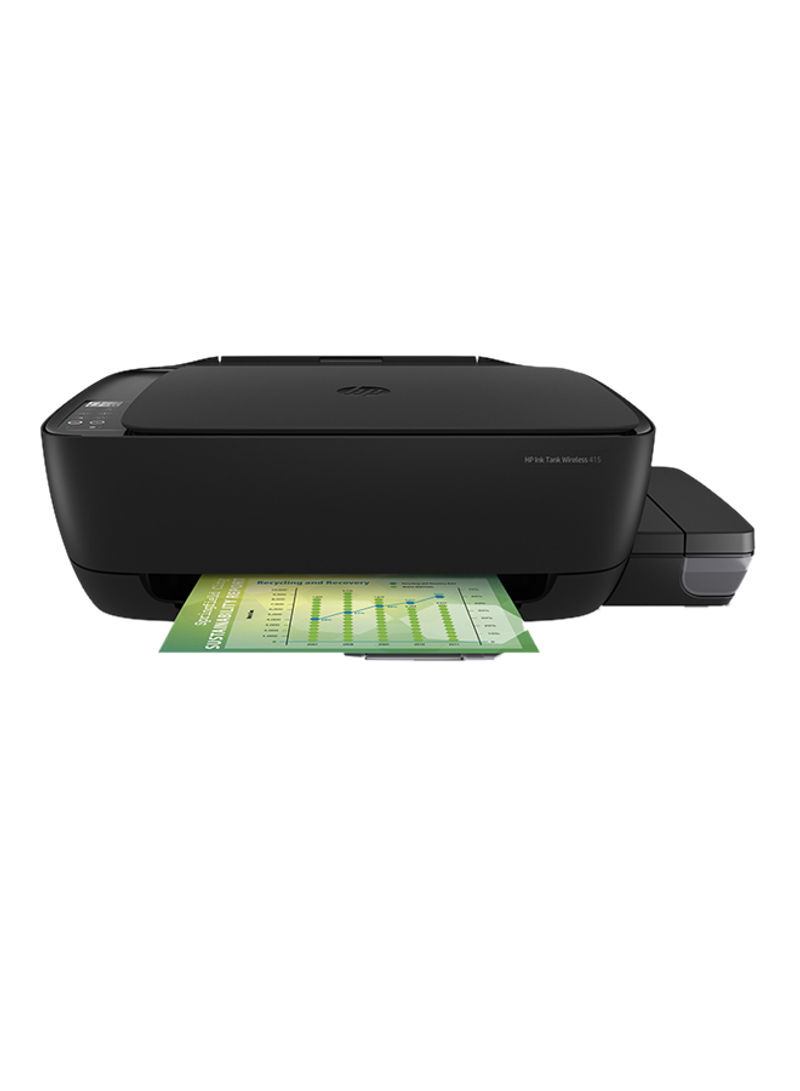 415 All-in-One Printer With Print/Scan/Copy/Wi-Fi Function And Ink Tank System,Z4B53A Black