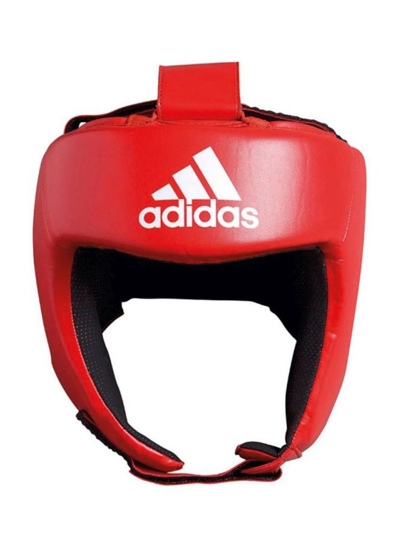 Aiba Boxing Head Guard  Red/White S