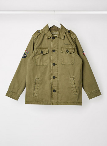 Kids/Teen Safari Jacket Green