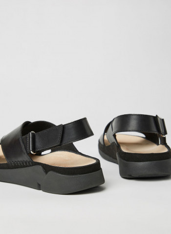 Tri Alexia Leather Sandals Black