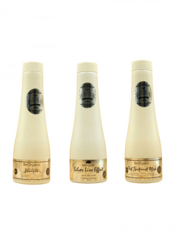 3-Piece Silver Liss Effect Set 600مل