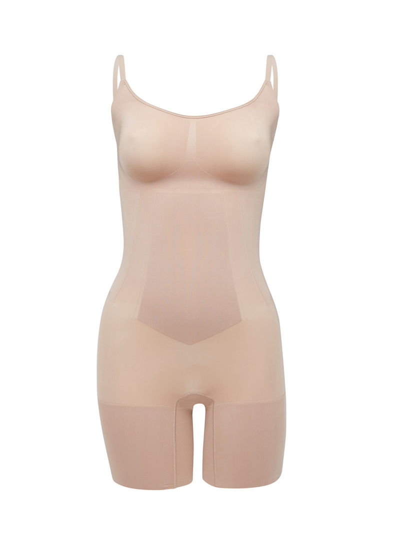Oncore Mid Thigh Bodysuit Nude