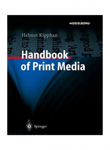 2-Piece Handbook Of Print Media Technologies And Production Methods And Cd-Rom Set Paperback 1