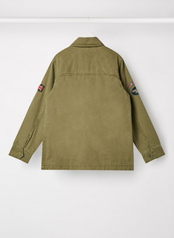 Kids/Teen Safari Jacket Green