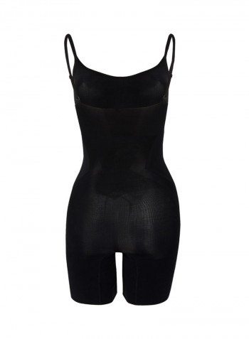 Oncore Mid-Thigh Bodysuit Black