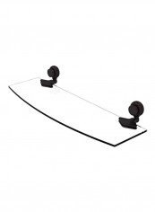 Venus Collection Wall Mounted Shelf Clear/Brown 18x5inch