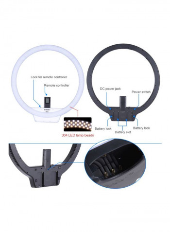 Bi-Colour Temperature Wireless LED Ring Light White