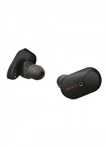 WF-1000XM3 Noise Cancelling Truly Wireless Headphones with Mic Black/Gold